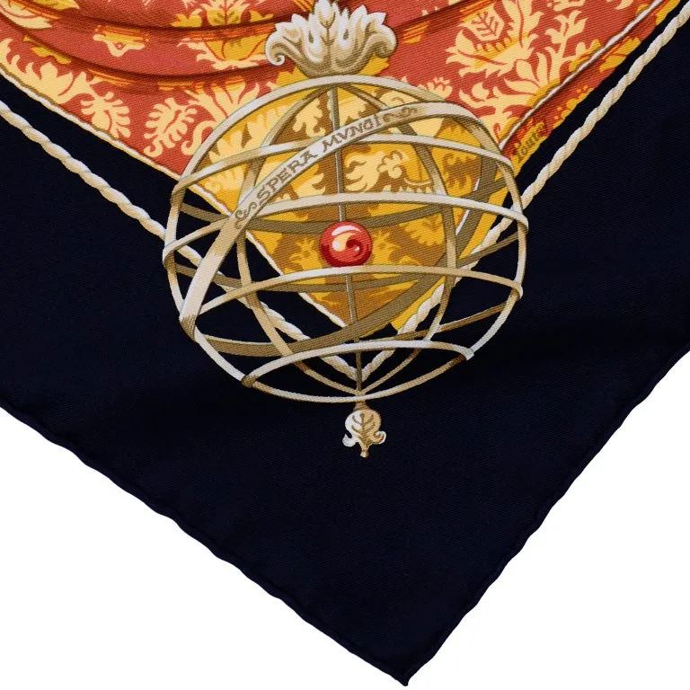 1998 Hermes Au-dela des cinq Mers Silk Scarf by Laurence Bourthoumieux