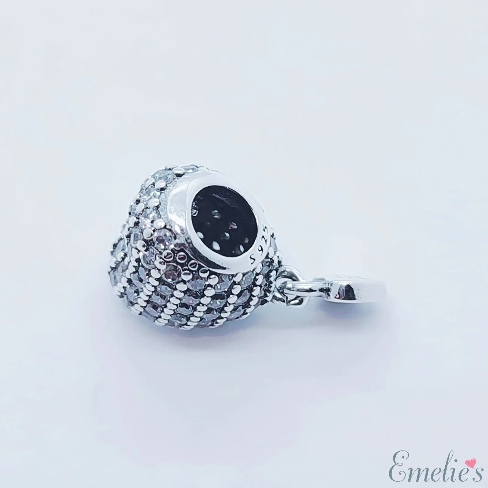 40 Birthday Charm for Pandora Bracelet. 40th Birthday Sterling Silver Charm