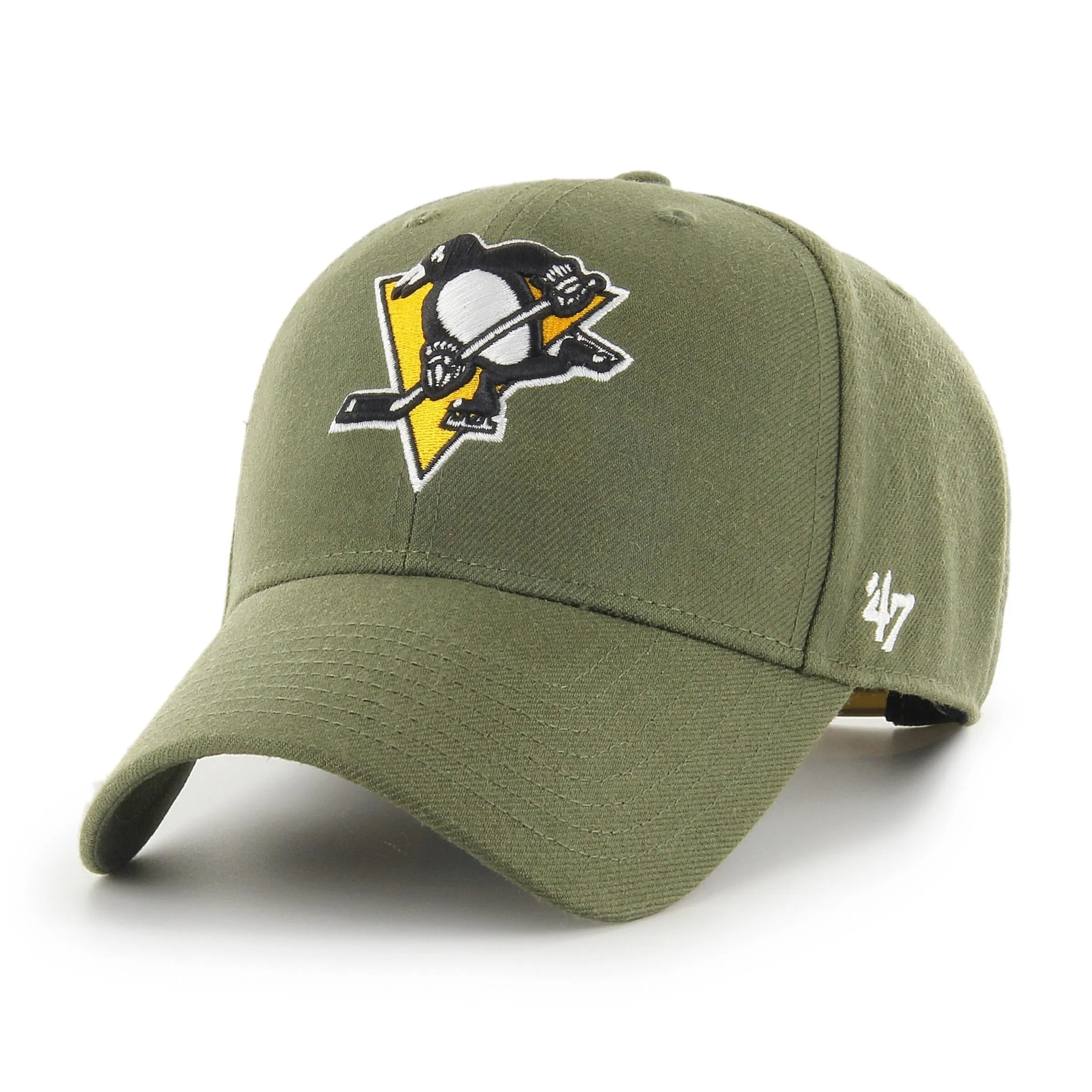 '47 - Pittsburgh Penguins MVP Adjustable Cap - Olive