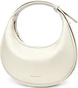 BOSTANTEN Crescent Shoulder Bag for Women Trendy Crossbody Hobo Purse Vegan Leather Clutch Handbag Adjustable Strap