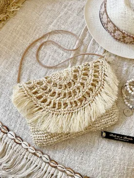 Cayman Raffia Clutch