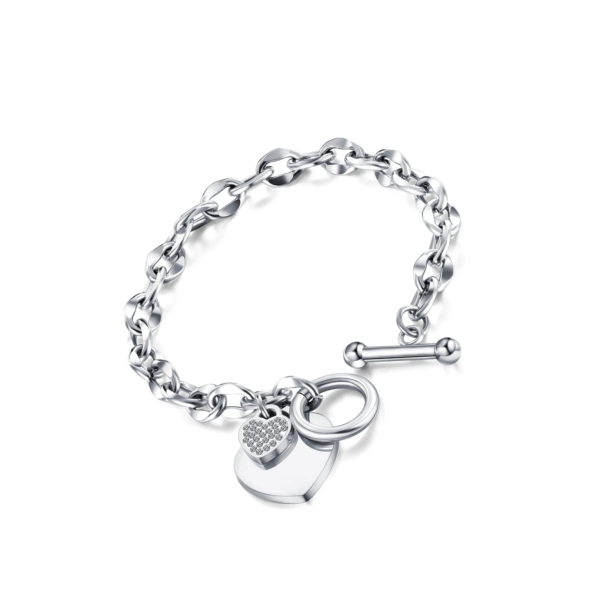 Charm Bracelets - [316L Stainless Steel, Rose Gold, Silver]