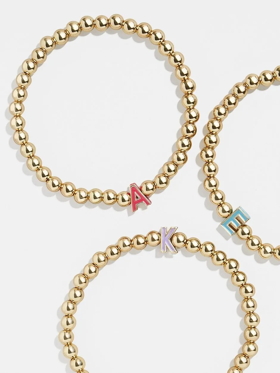ClaudiaG Initial Bracelet Set