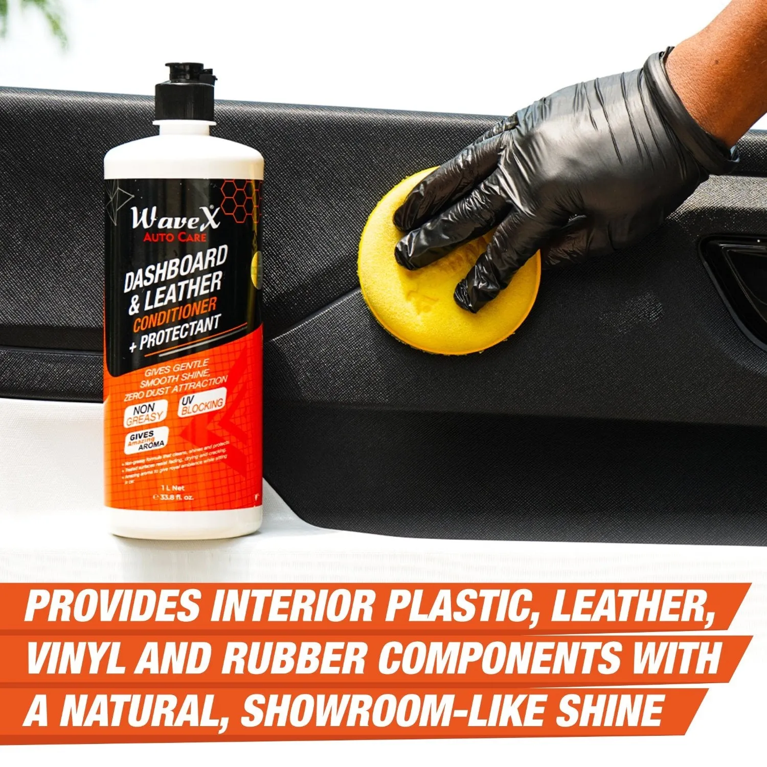 Dashboard Polish and Leather Conditioner   Protectant Car Dashboard Polish 100ml | Dashboard Polish that Protects, Shines & Conditions