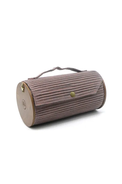 Evening Pansy Round Clutch