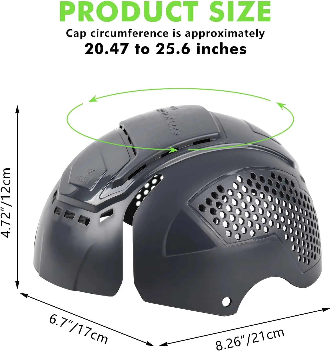 GREEN DEVIL Matrix Lite Series Bump Cap Insert for Baseball Caps EN 812 Universal Safety Bump Hat Insert for Men Women Vented Lightweight