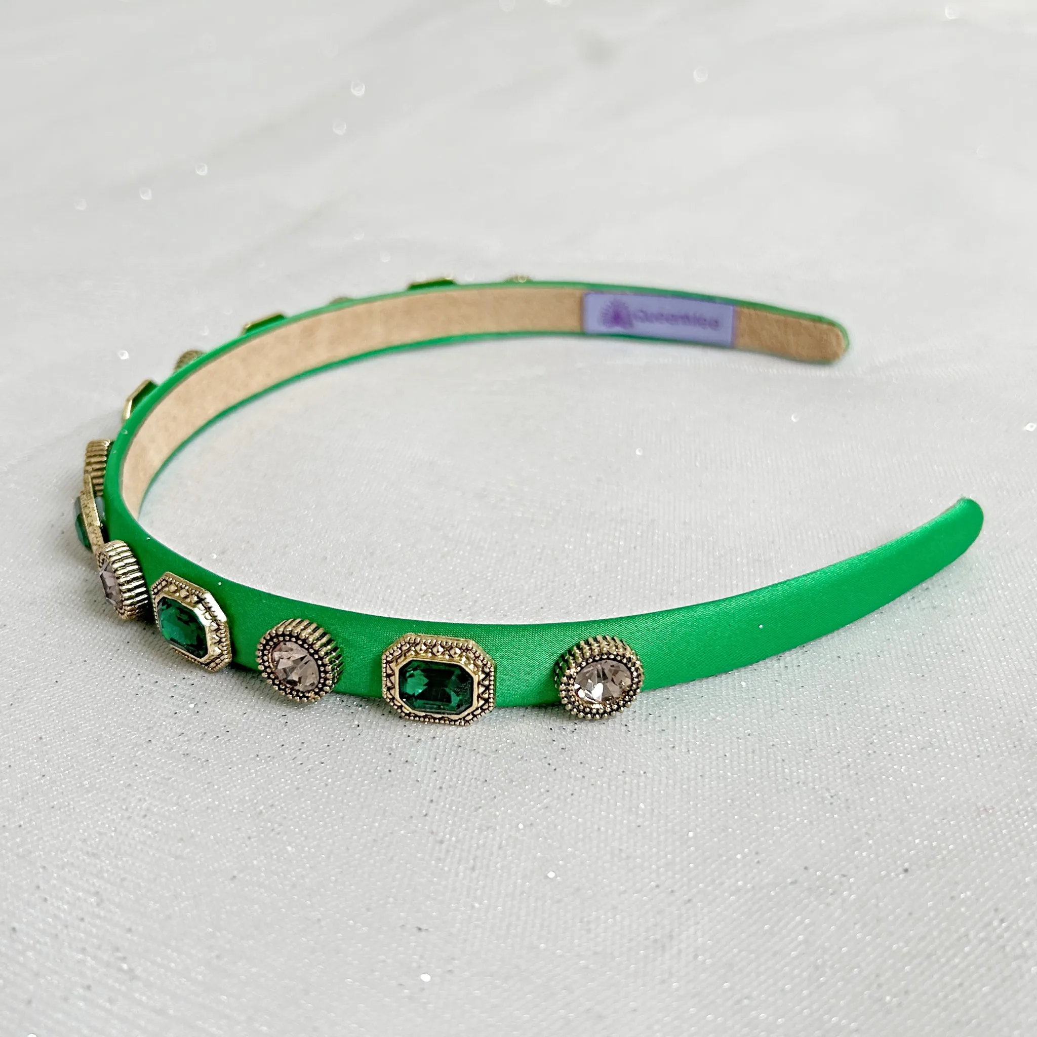 Green Headband Emerald Green Headband Vintage Hair Band