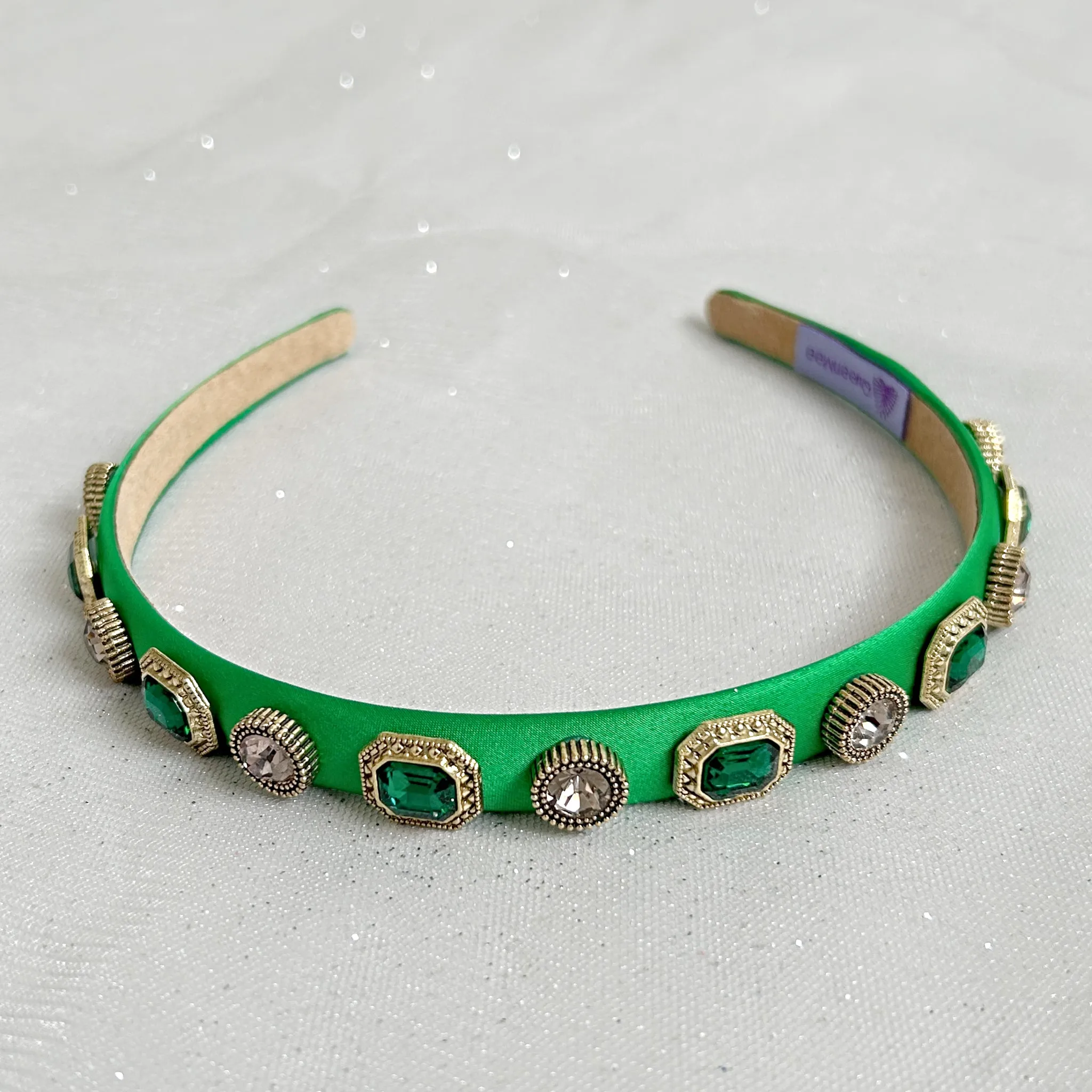 Green Headband Emerald Green Headband Vintage Hair Band