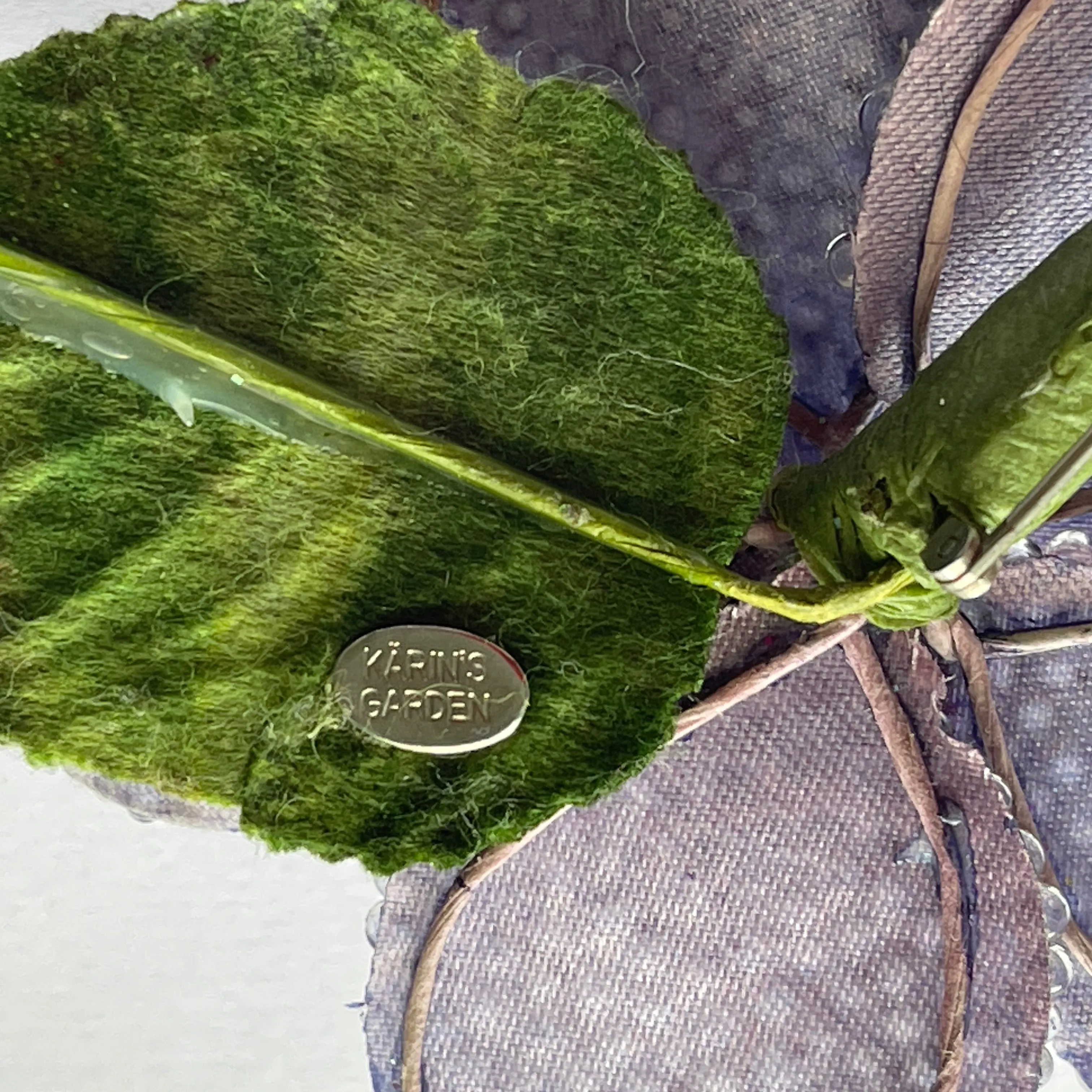 Hand Made New York Karin's Garden Brooch