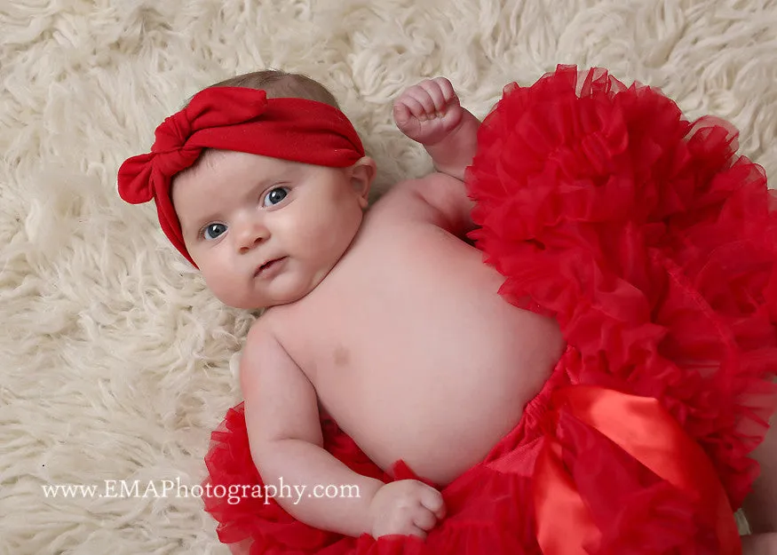 Karen- Red Knotted Headband