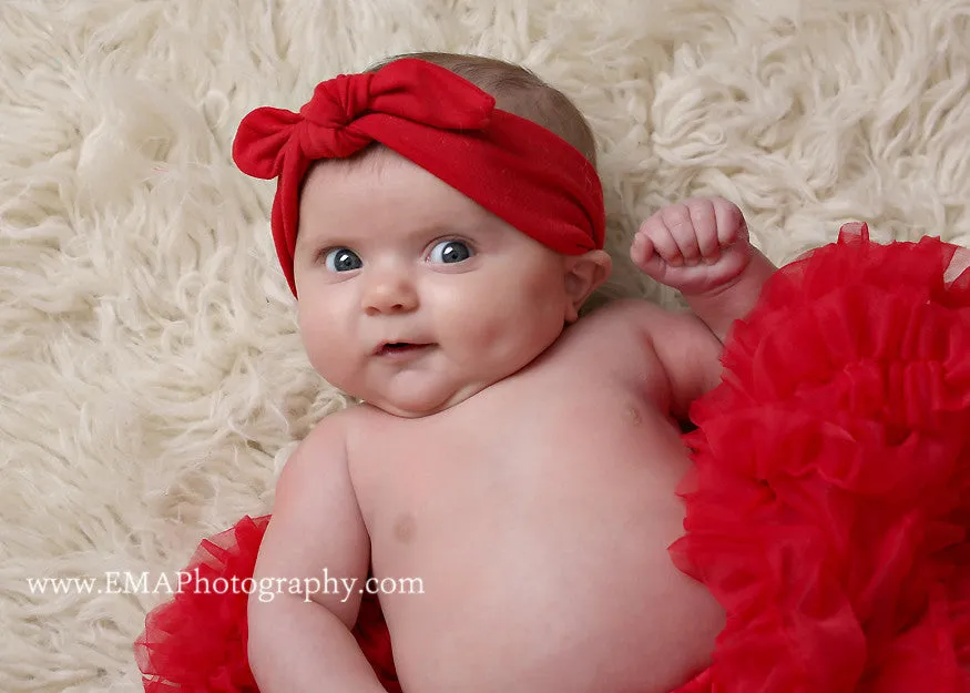Karen- Red Knotted Headband