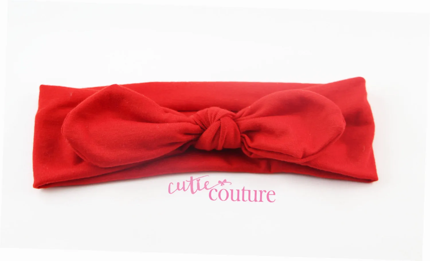Karen- Red Knotted Headband