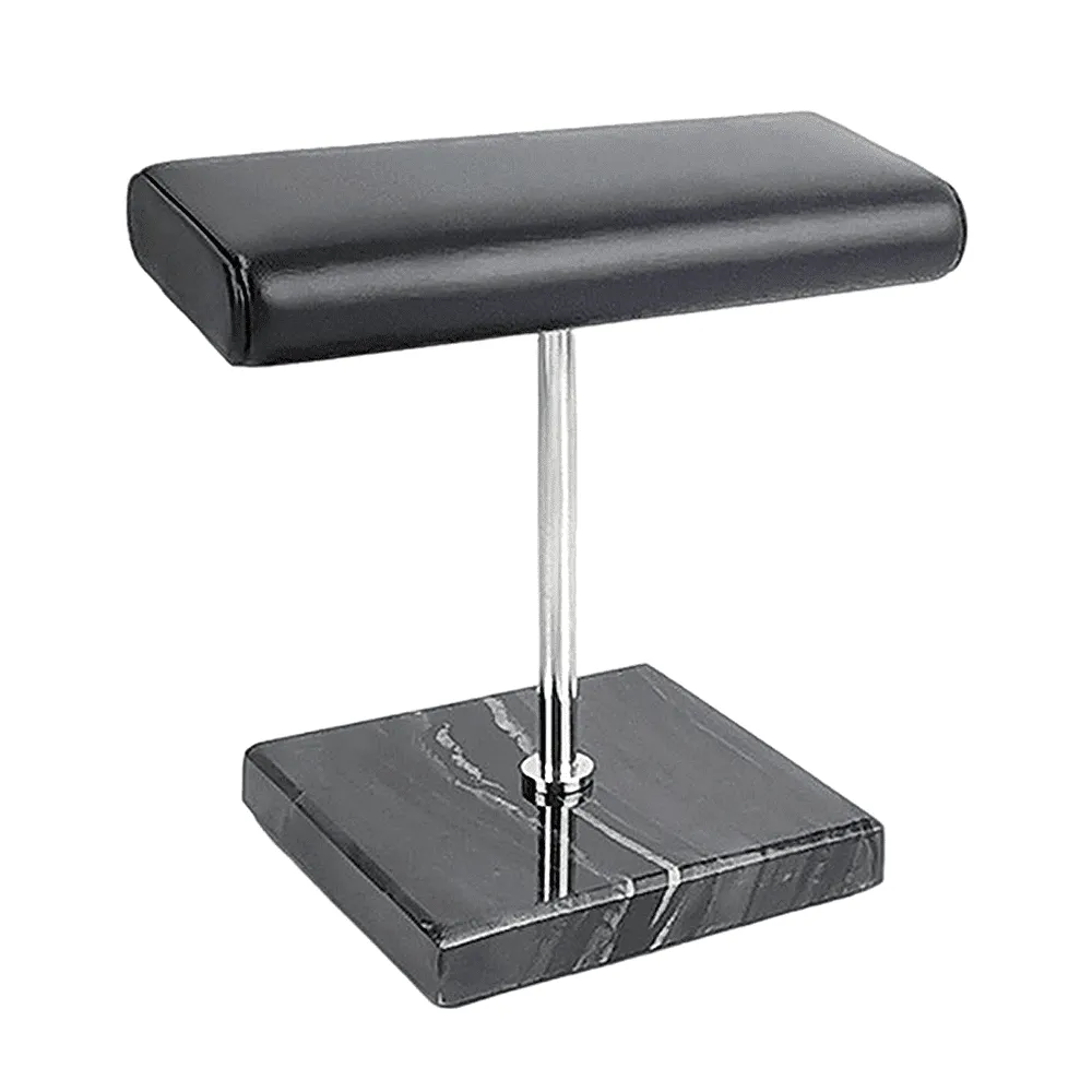 Luxury Watch Stand - Double Cushion (Marble Base) - Black