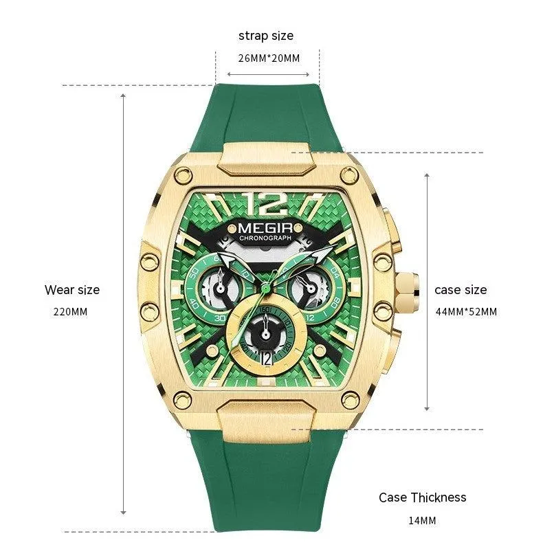 Megir Men's Chronograph Luxury Sport Quartz Watch For Men 8112
