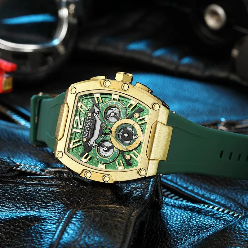 Megir Men's Chronograph Luxury Sport Quartz Watch For Men 8112