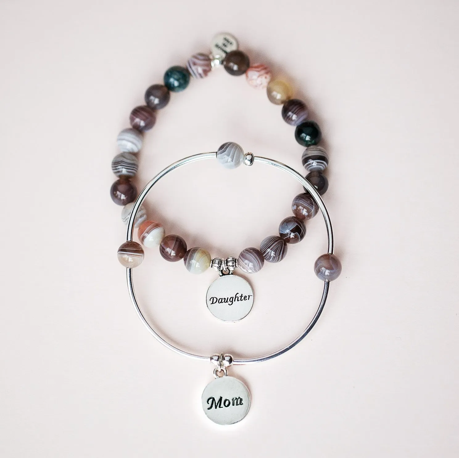 Niece | Soft Bangle Charm Bracelet | African Turquoise