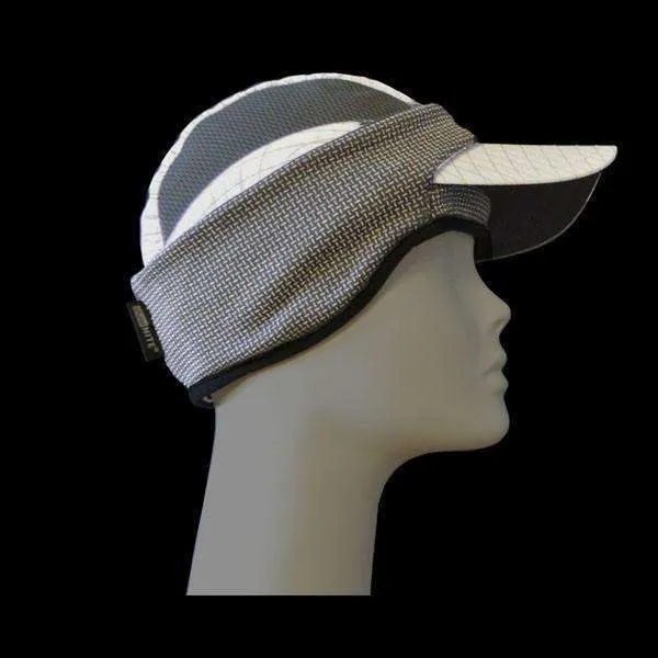 Reflective Ear Band in Black-Fits Most Baseball Caps