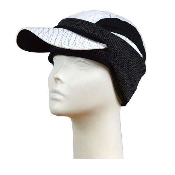 Reflective Ear Band in Black-Fits Most Baseball Caps