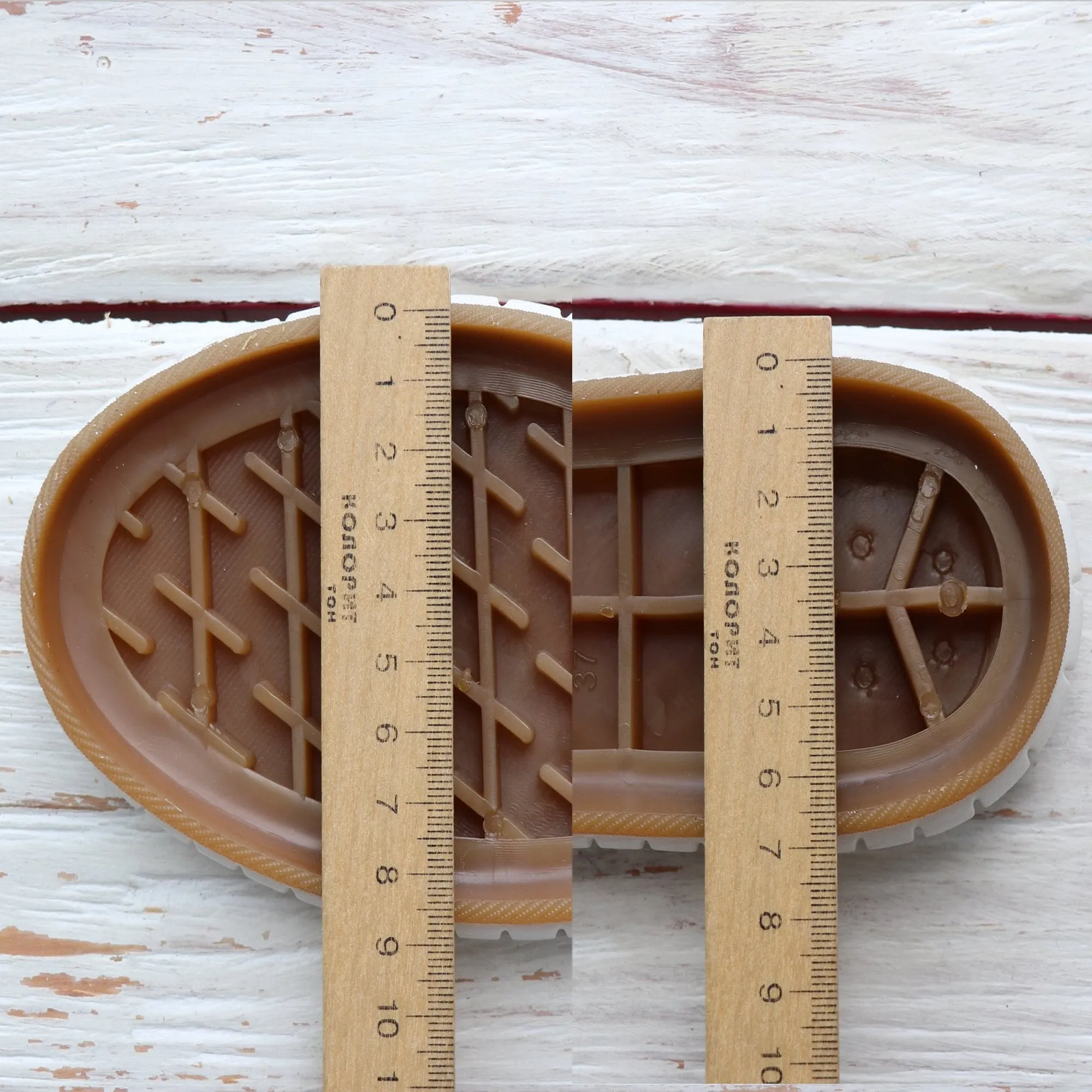 Rubber Soles, Sizes 36 - 40, 5 Colors