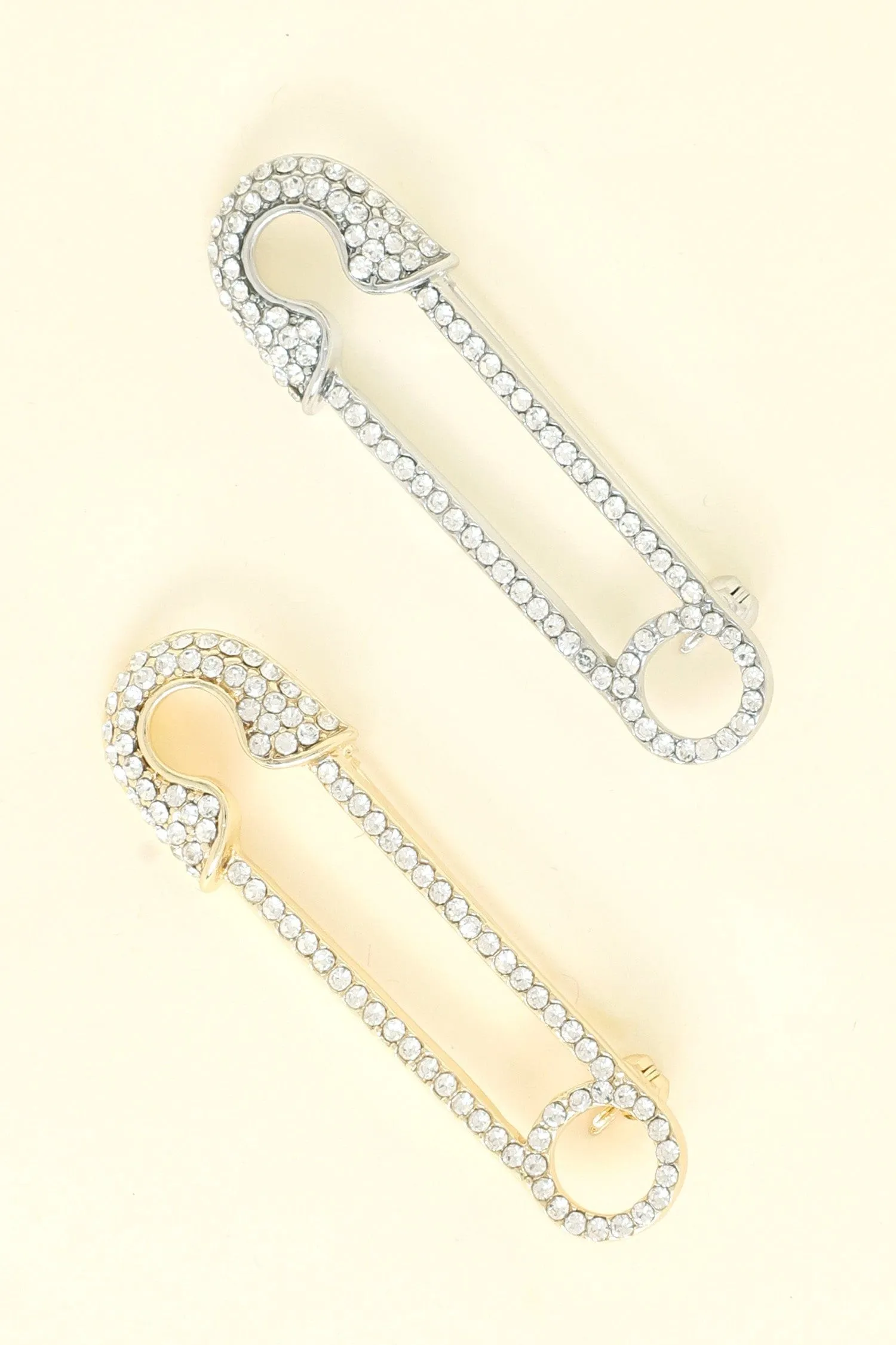 Safety Pin Brooch