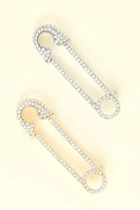 Safety Pin Brooch