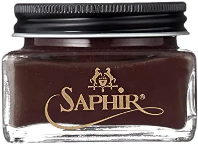 Saphir Medaille d’Or Cordovan Cream | Natural Wax Polish for Leather Shoes & Boots