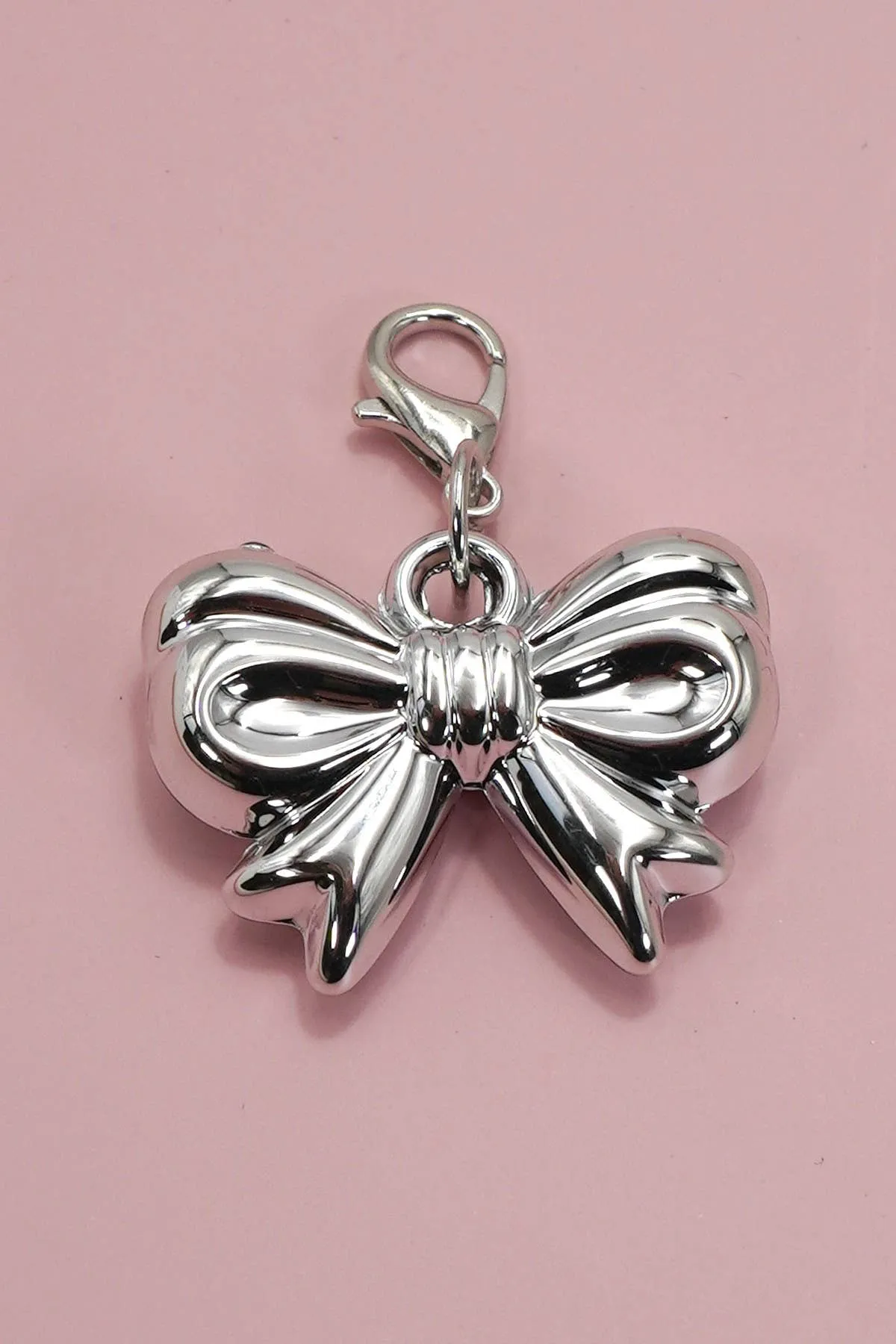 Shoe Charm Classic Silver Bow Sneaker Charm