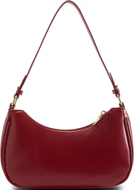 Shoulder Bag for Women Y2K Trendy Hobo Handbags Purse Vegan Leather Clutch Handbag with 2 Adjustable Removable Straps