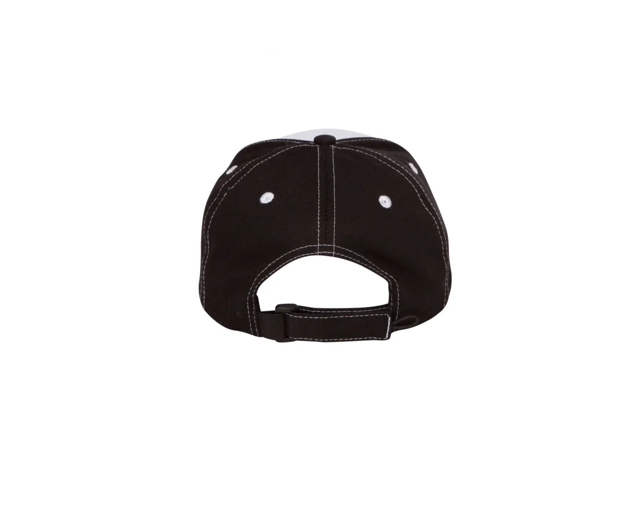 White and Black Baseball Cap - Unisex