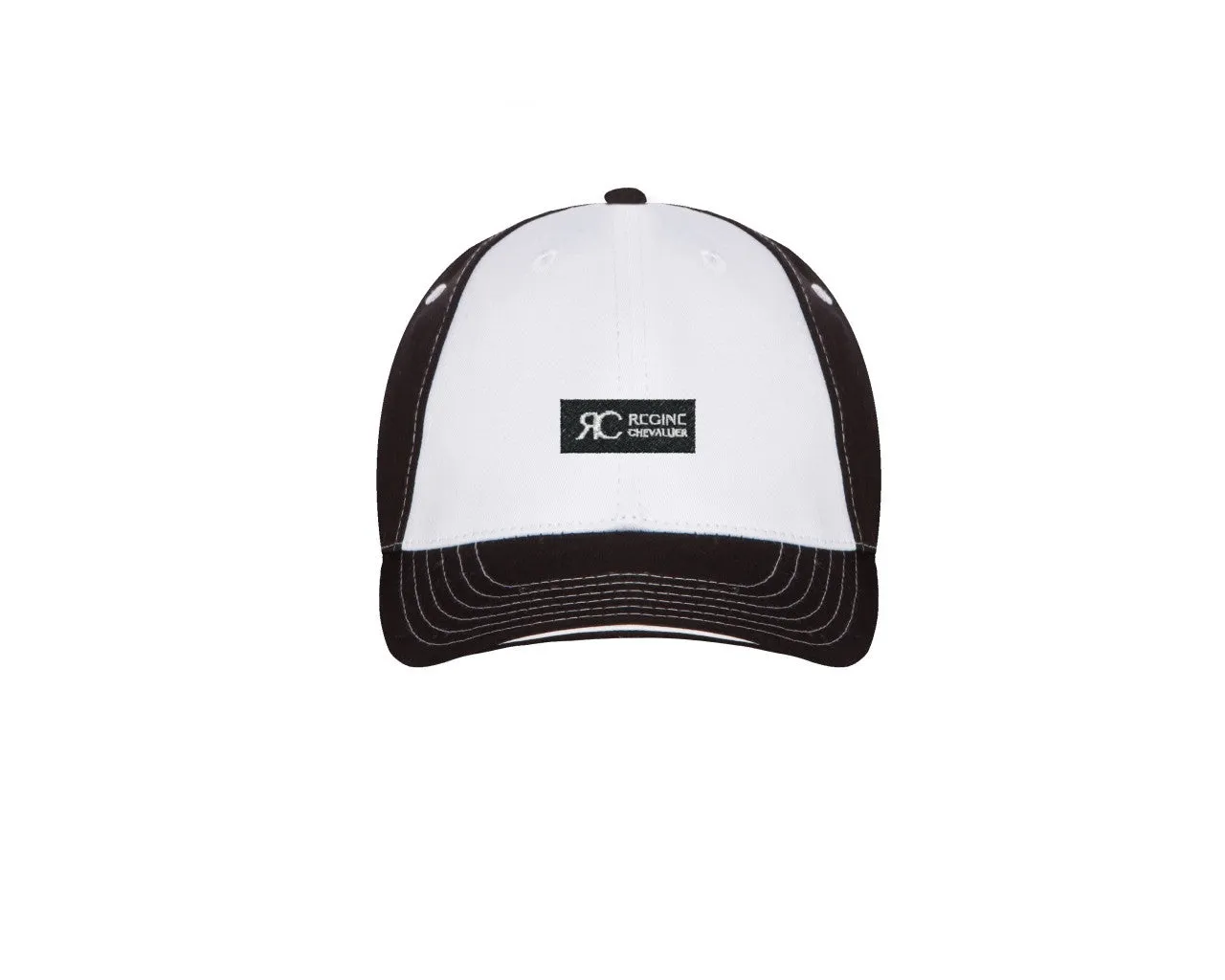 White and Black Baseball Cap - Unisex