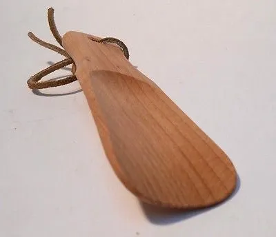 Wooden Shoehorn Shoespooner Natural Wood Shoe Horn